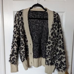 francesca's leopard sweater